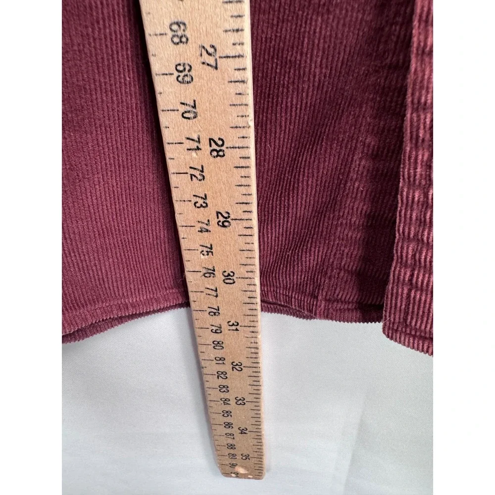 Banana Republic Burgundy Corduroy Long Sleeve Button shirt sz‎ XL preppy